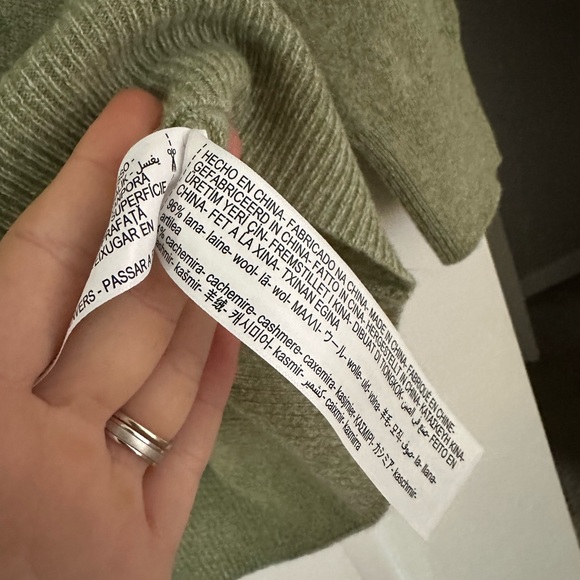 Wool/cashmere turtleneck - Picture 4 of 5